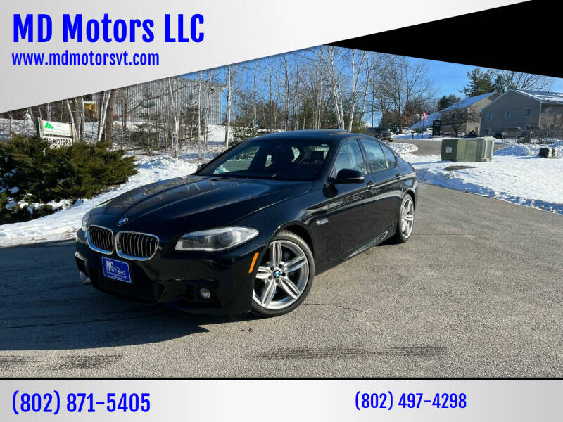 2014 BMW 5 Series for sale at MD Motors LLC in Williston VT