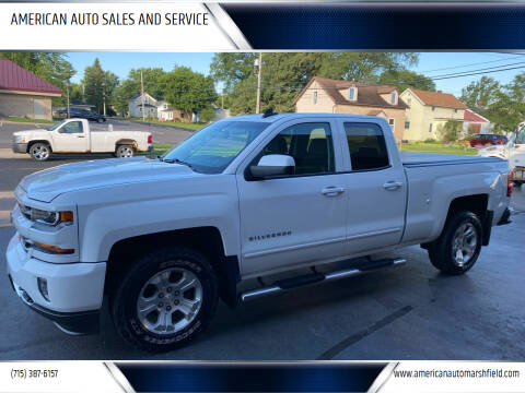 2017 Chevrolet Silverado 1500 for sale at AMERICAN AUTO SALES AND SERVICE in Marshfield WI