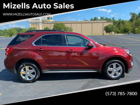 2016 Chevrolet Equinox for sale at Mizells Auto Sales in Poplar Bluff MO