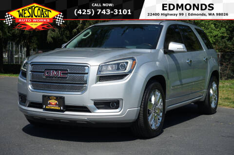2014 GMC Acadia for sale at West Coast AutoWorks -Edmonds in Edmonds WA