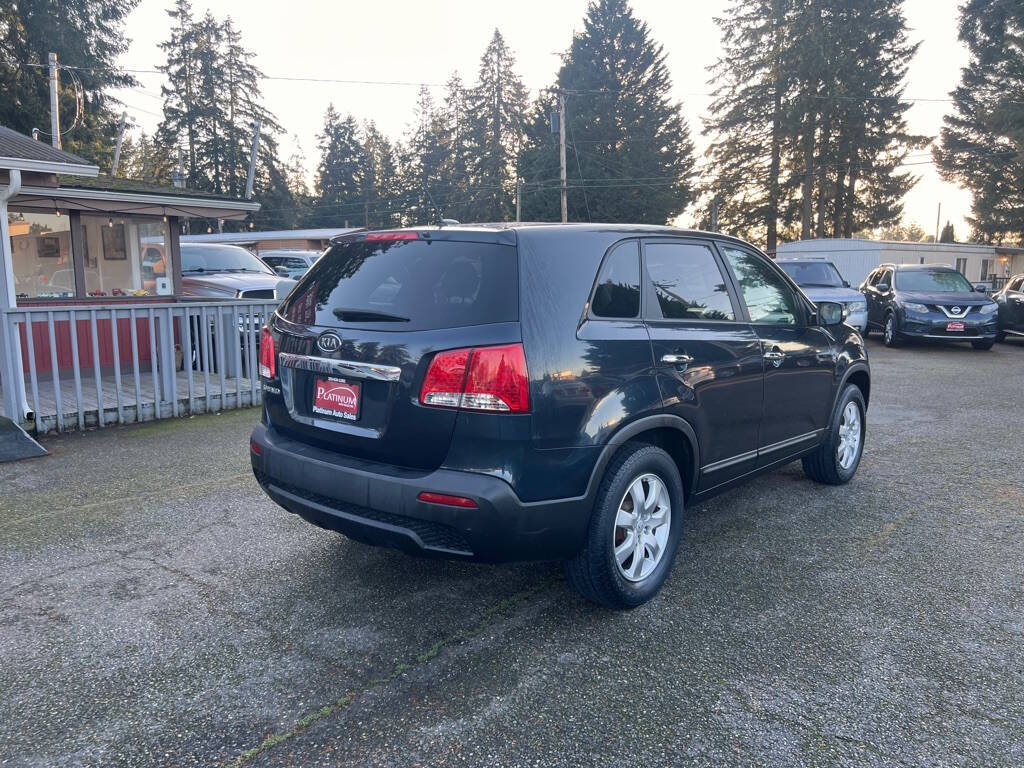 2013 Kia Sorento for sale at PLATINUM AUTO SALES INC in Lacey, WA