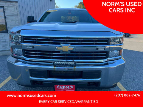 2018 Chevrolet Silverado 2500HD for sale at NORM'S USED CARS INC in Wiscasset ME