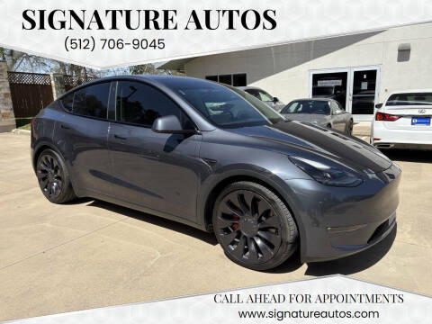 2021 Tesla Model Y for sale at Signature Autos in Austin TX