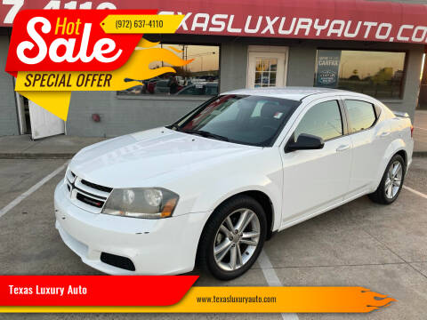 2014 Dodge Avenger for sale at Texas Luxury Auto in Cedar Hill TX