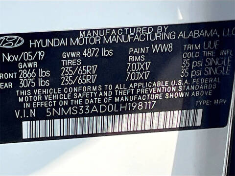 2020 Hyundai Santa Fe SEL