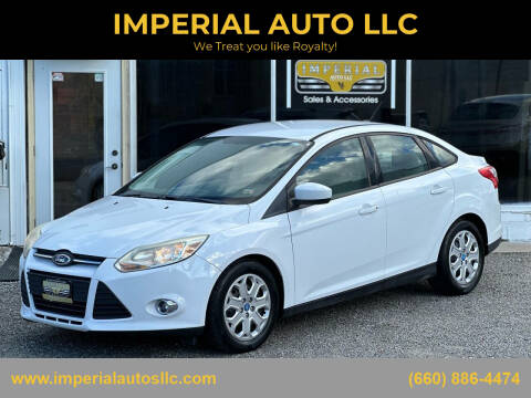 2012 Ford Focus for sale at IMPERIAL AUTO LLC in Marshall MO