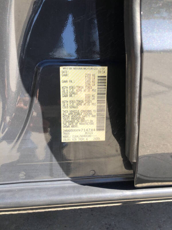 2015 Nissan Frontier S