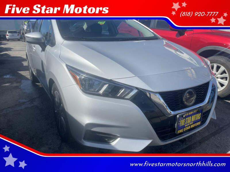 2020 Nissan Versa for sale at Five Star Motors in North Hills CA