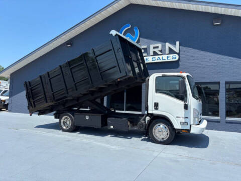 2017 Isuzu NPR Flatbed Dump Truck