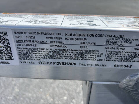 2027 Aluma 10’ Utility