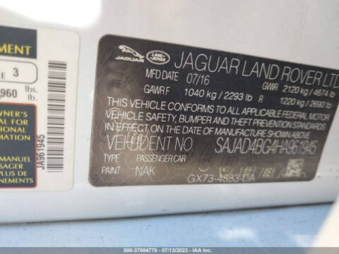 2017 Jaguar XE 25t Premium