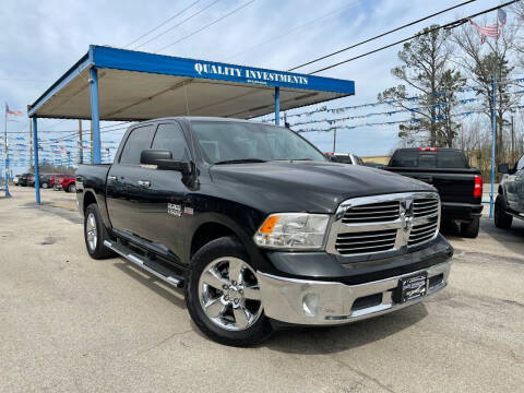 2018 RAM 1500 for sale at Quality Investments in Tyler TX
