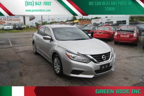 2017 Nissan Altima for sale at Green Ride Inc in Nashville TN