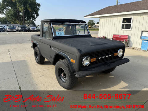 1974 Ford Bronco for sale at B & B Auto Sales in Brookings SD