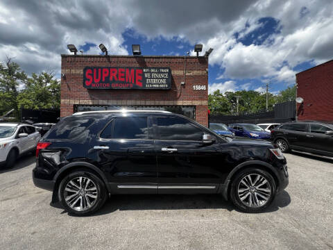 2016 Ford Explorer Platinum