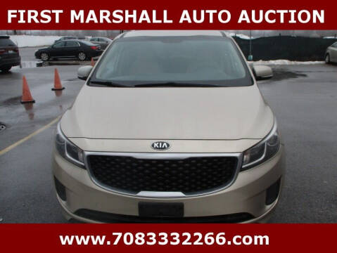 2016 Kia Sedona for sale at First Marshall Auto Auction in Harvey IL