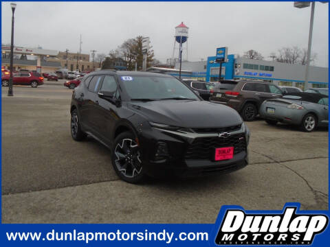 2021 Chevrolet Blazer for sale at DUNLAP MOTORS INC in Independence IA