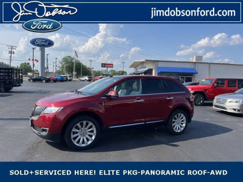 2014 Lincoln MKX for sale at Jim Dobson Ford in Winamac IN