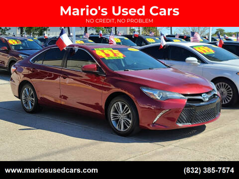2016 Toyota Camry for sale at Mario's Used Cars in Houston TX