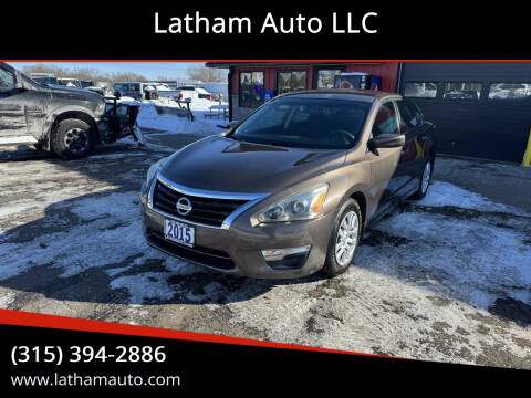 2015 Nissan Altima for sale at Latham Auto LLC in Ogdensburg NY