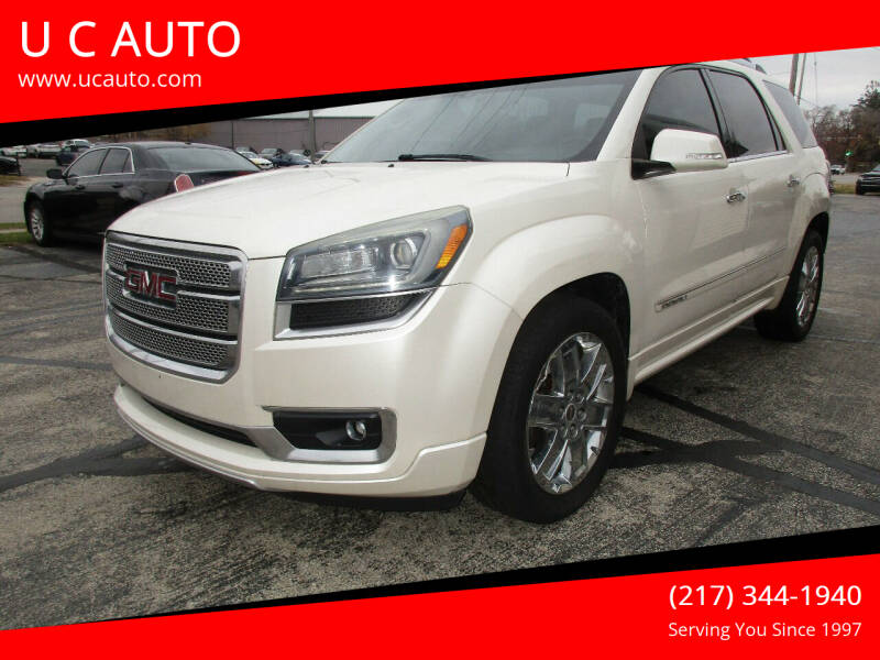 2014 GMC Acadia for sale at U C AUTO in Urbana IL