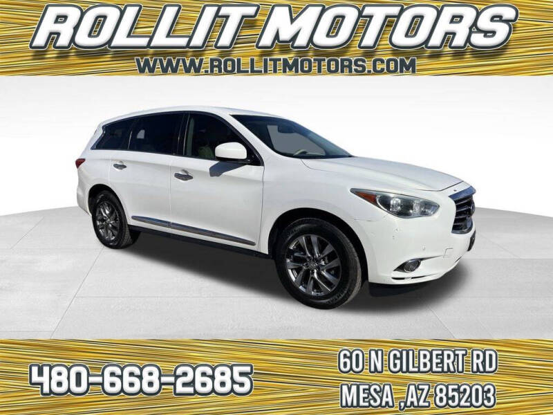 2013 Infiniti JX35 for sale at Rollit Motors in Mesa AZ