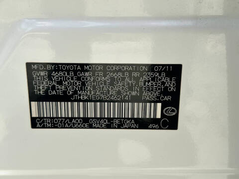2011 Lexus ES 350
