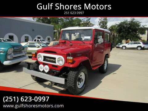1978 Toyota Land Cruiser for sale at Gulf Shores Motors in Gulf Shores AL