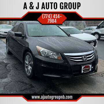 2012 Honda Accord for sale at A & J AUTO GROUP in New Bedford MA