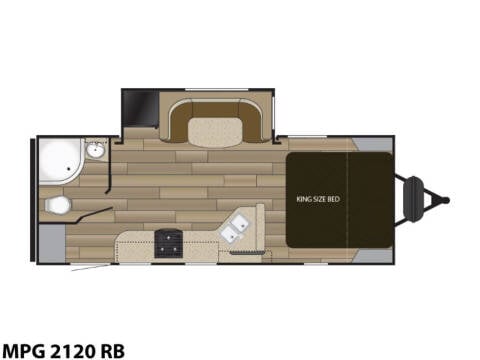 2018 Cruiser RV MPG Ultra-Lite MPG 2120 RB