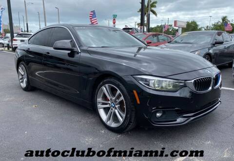 2018 BMW 4 Series for sale at AUTO CLUB OF MIAMI, INC in Miami FL