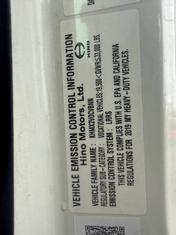 2020 Hino 258/268