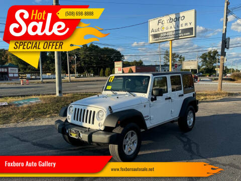 2017 Jeep Wrangler Unlimited for sale at Foxboro Auto Gallery in Foxboro MA