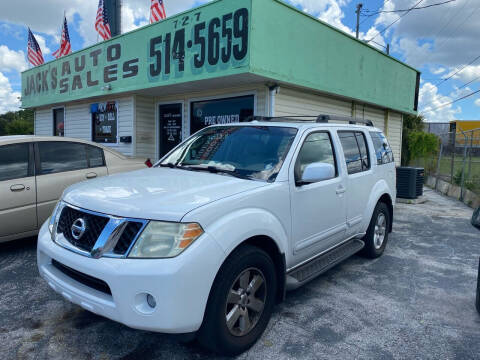 2008 Nissan Pathfinder for sale at Jack's Auto Sales in Port Richey FL