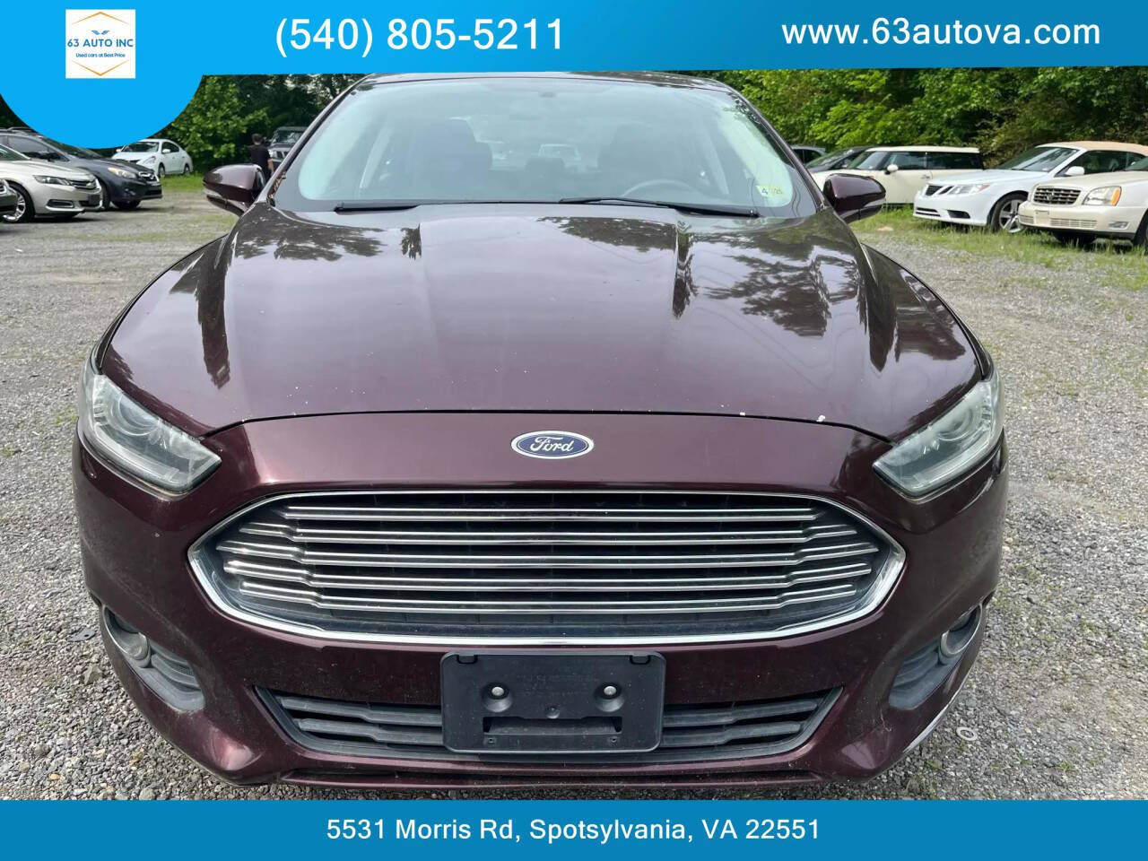 2013 Ford Fusion for sale at 63 Auto Inc in Spotsylvania, VA