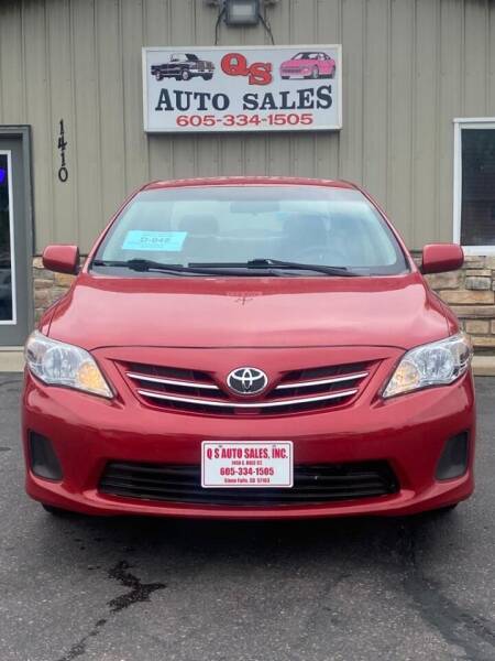 2013 Toyota Corolla for sale at QS Auto Sales in Sioux Falls SD