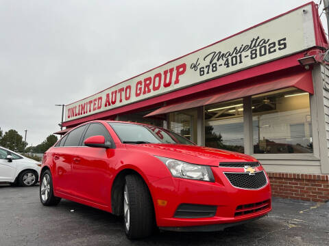 2014 Chevrolet Cruze for sale at Unlimited Auto Group of Marietta in Marietta GA