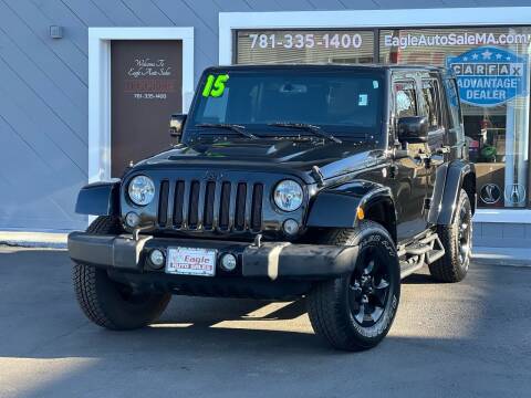2015 Jeep Wrangler Unlimited for sale at Eagle Auto Sale LLC in Holbrook MA