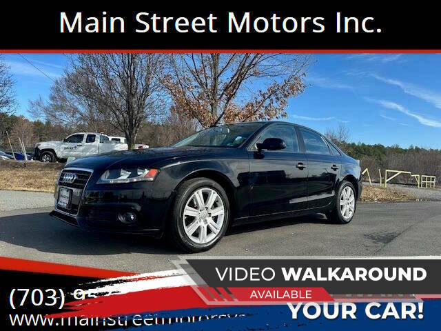 2011 Audi A4 for sale at Main Street Motors Inc. in Chantilly VA