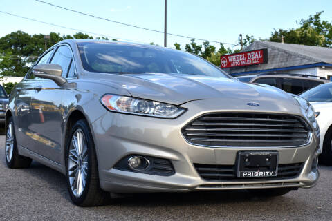 2016 Ford Fusion for sale at Wheel Deal Auto Sales LLC in Norfolk VA