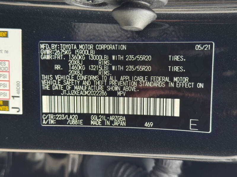 2021 Lexus RX 350L Luxury