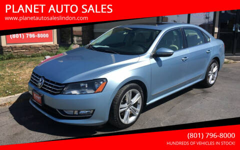 2012 Volkswagen Passat for sale at PLANET AUTO SALES in Lindon UT