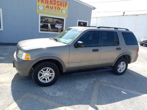 2002 Ford Explorer for sale at Friendship Auto Sales in Broken Arrow OK