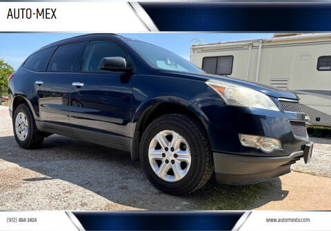 2012 Chevrolet Traverse for sale at AUTO-MEX in Caddo Mills TX