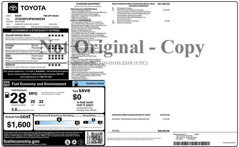 2023 Toyota RAV4 TRD Off-Road