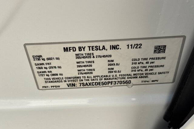 2023 Tesla Model X Standard Range