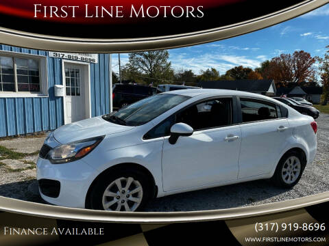 2015 Kia Rio for sale at First Line Motors in Jamestown IN