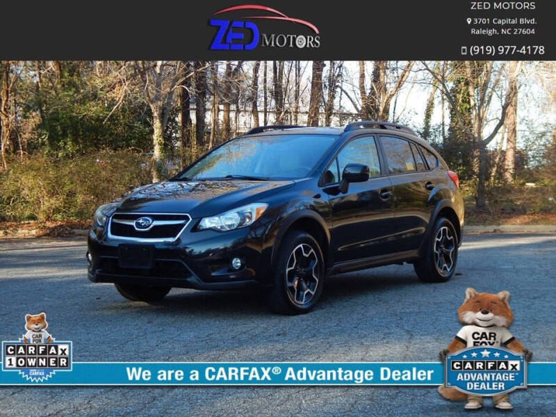 2014 Subaru XV Crosstrek for sale at Zed Motors in Raleigh NC