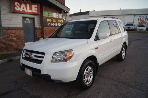2008 Honda Pilot for sale at Green Ride Inc in Nashville TN