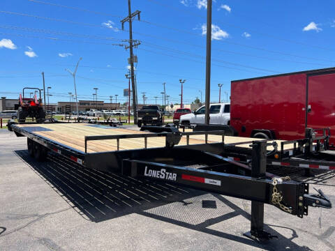 2022 ZZ TRAILERS LoneStar 24ft x 102 BP Flatbed for sale at NORRIS AUTO SALES in Oklahoma City OK